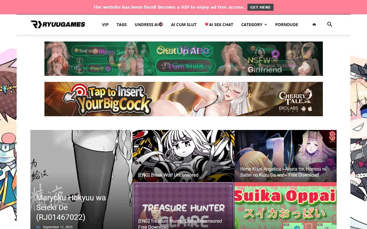 Screenshot: Ryuugames Screenshot of Ryuugames